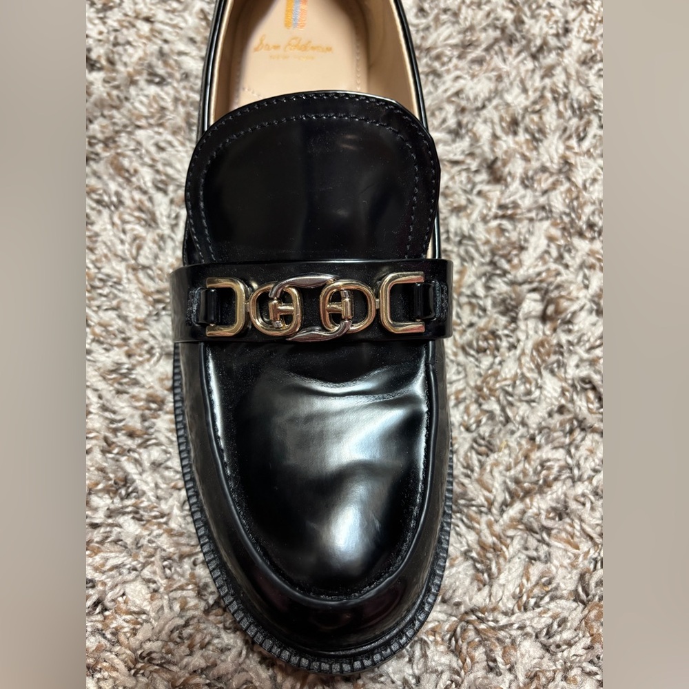 Sam Edelman Black Patent Loafers - Picture 3 of 6